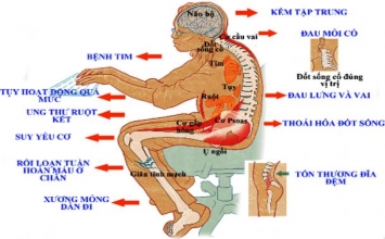 Ngồi nhiều thật không tốt cho sức khỏe của bạn 